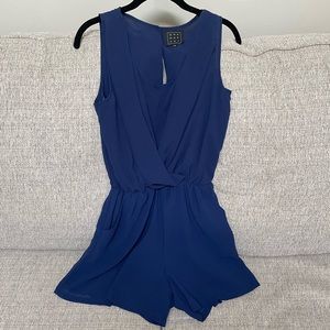 Navy Blue Romper - XS